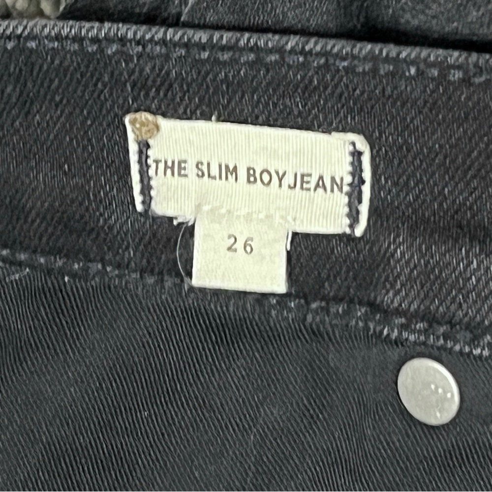 Madewell Women's Black Slim Boy Jean Size 26 - Picture 4 of 8